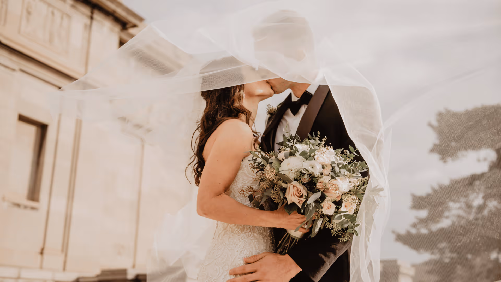 Private bus rental with driver for weddings