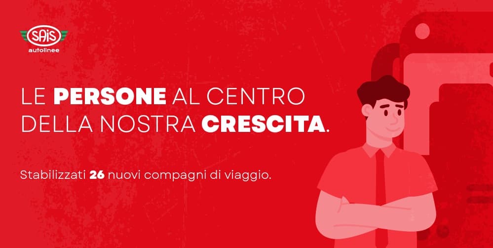 SAIS Autolinee stabilizza 26 lavoratori nelle sedi siciliane, investendo su persone e crescita aziendale