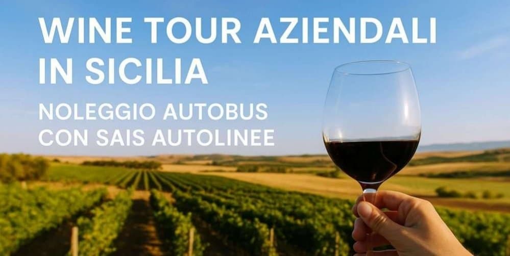 Wine Tour in Sicilia? Noleggia il tuo pullman con SAIS Autolinee
